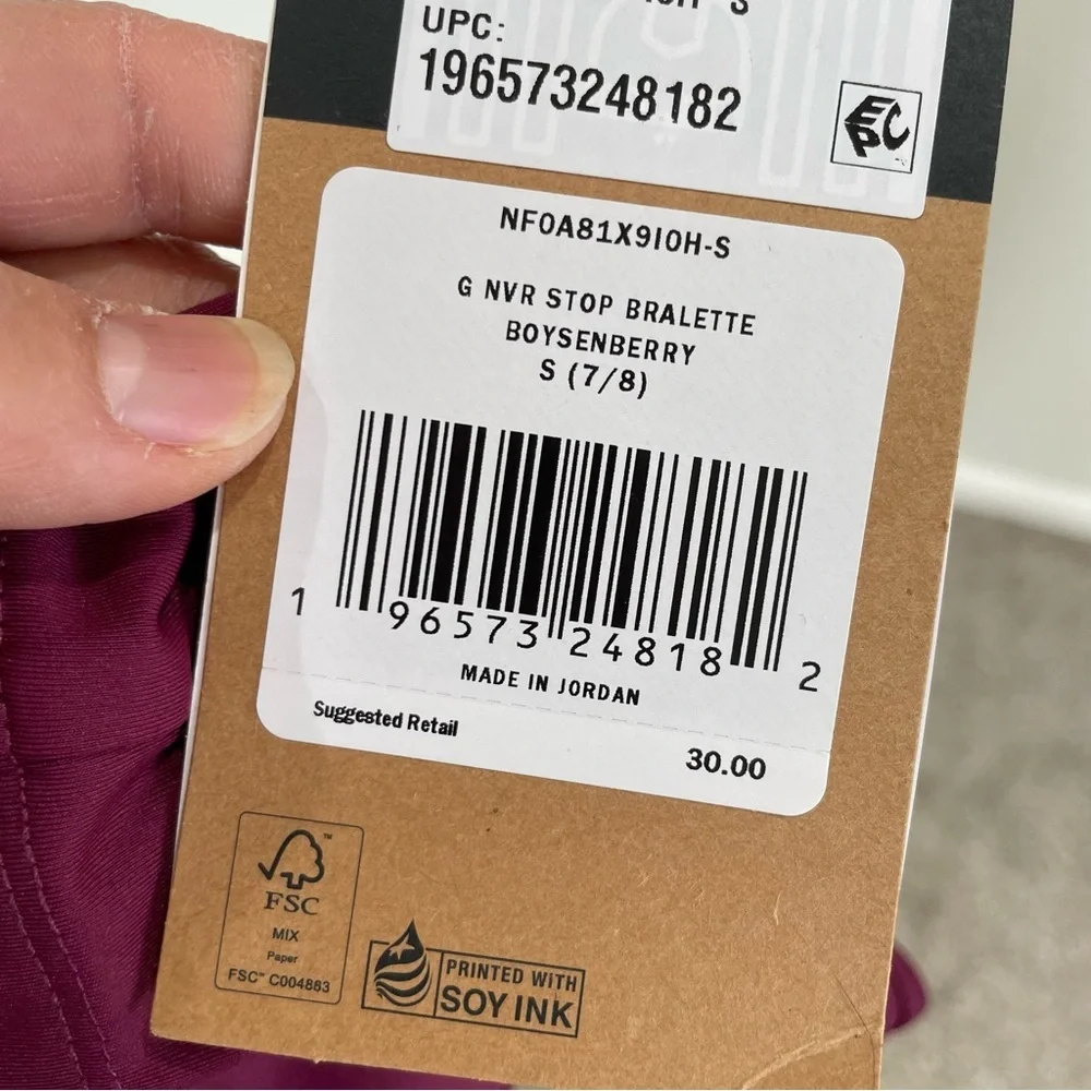 The North Face Girls Never Stop Bralette New